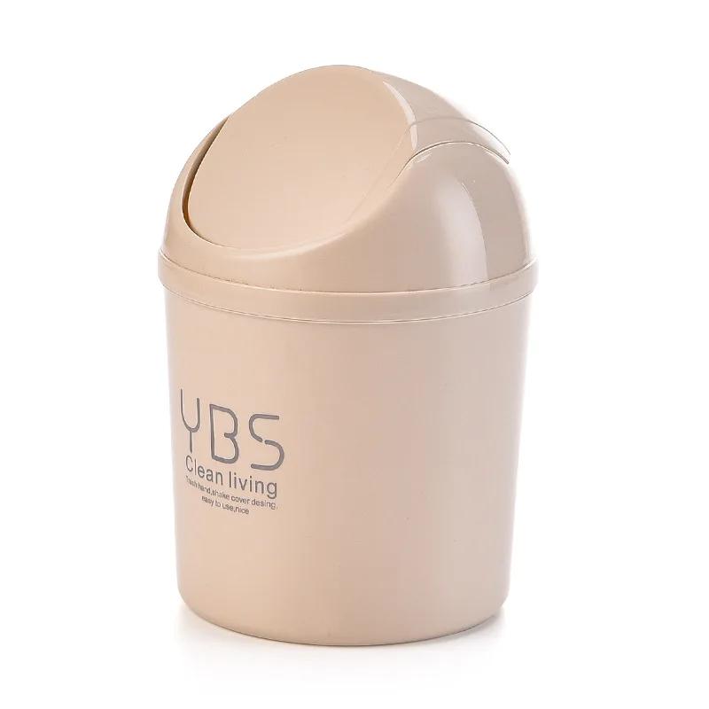 

Мини-контейнер для мусора, настольная корзина для мусора, настольная рулонная поворотная крышка, маленькие ножницы, карандаш, бытовые офисные аксессуары для хранения