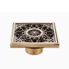 Filtro de cubierta de desagüe de suelo cuadrado europeo desodorizante desagüe de suelo antiguo cepillado accesorios de ducha para baño desagüe de lavabo