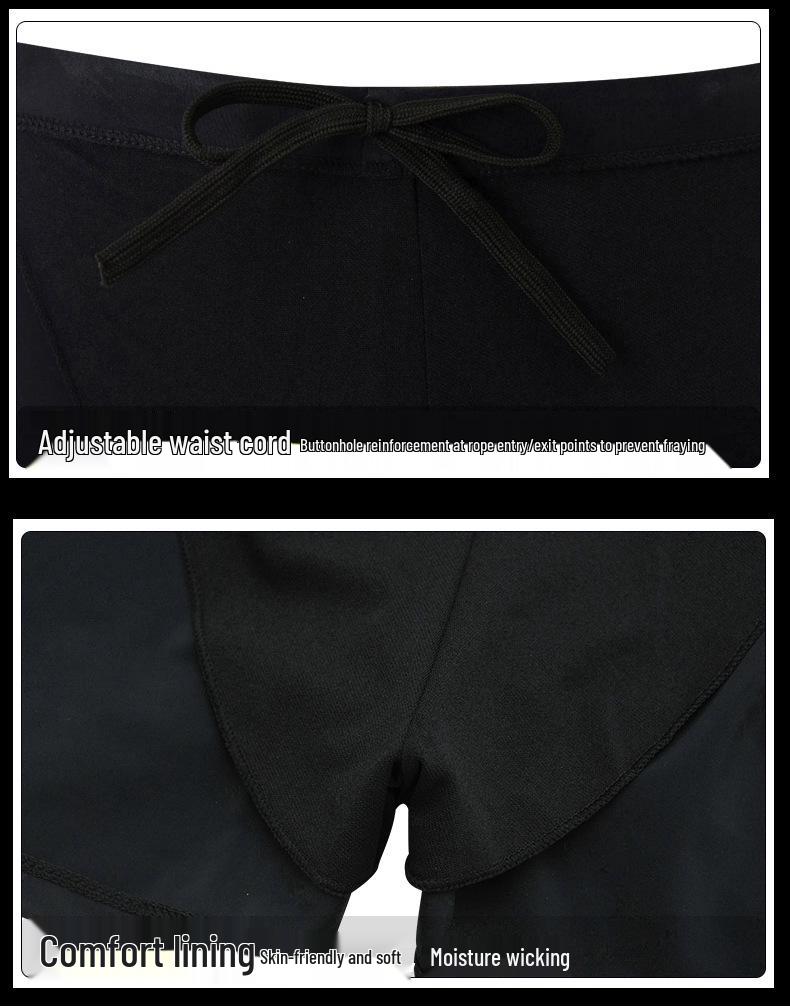 Banff Water-Repellent Square-Leg Men's Swim Trunks
