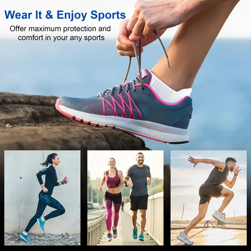 5 Pack Low-Cut Compression Socks with Breathable Arch Support for Running and Casual Wear