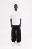 Men's Oversized Shirt with 'Machinist' Embroidery – White S