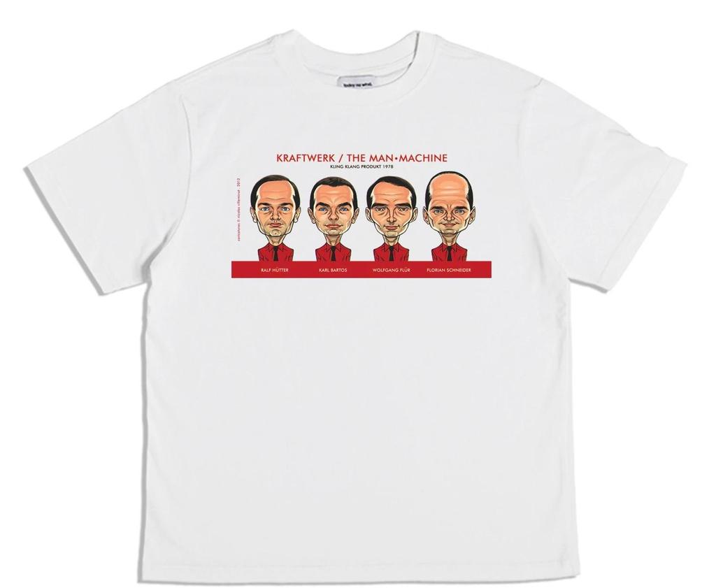 2025 Craft Rock Kraftwerk Power Station Band Printed T-shirt Pure Heavy Hip Hop High-quality Luxury Brand Selling Popular