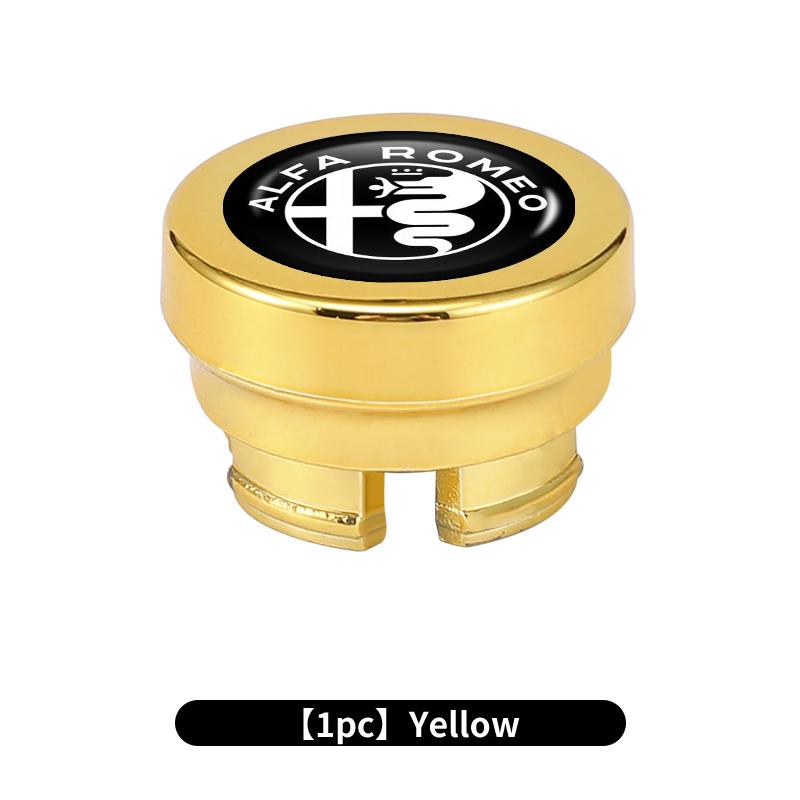 Car Cigarette Lighter Cover Button Protector Dust Cap Auto Accessories For Alfa Romeo Giulia 147 Mito 156 159 166 GT Stelvio