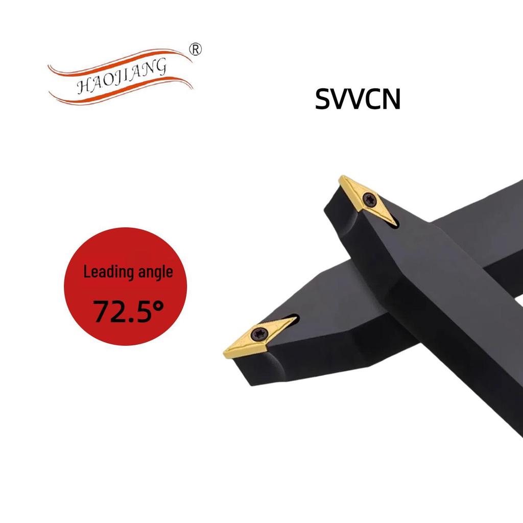 72.5° Screw-in CNC External Turning Tool Holder for Lathe (Model: SVVCR/BR1616H11/2020K16)