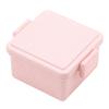 Miyoshi Seisakujyo Quadratische Gelato Schlichte Lunchbox Erdbeere 11 x x Einzel Merkmale mit Clip und Schnalle Geeignet für und andere Mikrowelle und Spülmaschine
