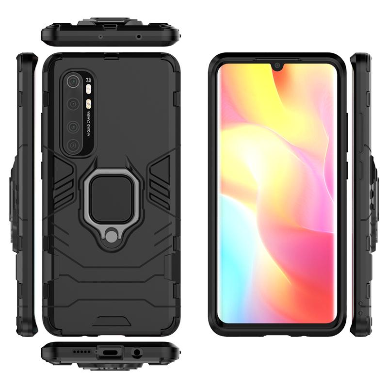 For Xiaomi Mi Note 10 Lite Case Armor Magnetic Suction Stand Full Edge Cover Mi Note 10 Lite Case For Xiaomi 12 11T 12T Pro Case