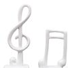 3 Pcs Modern Musical Notes Statues Sculpture Symbol Crafts Resin Figurine Music