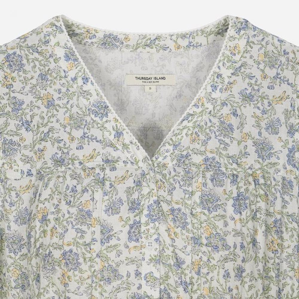 Thursday Island Women Floral V Neck Dress T264mop259w