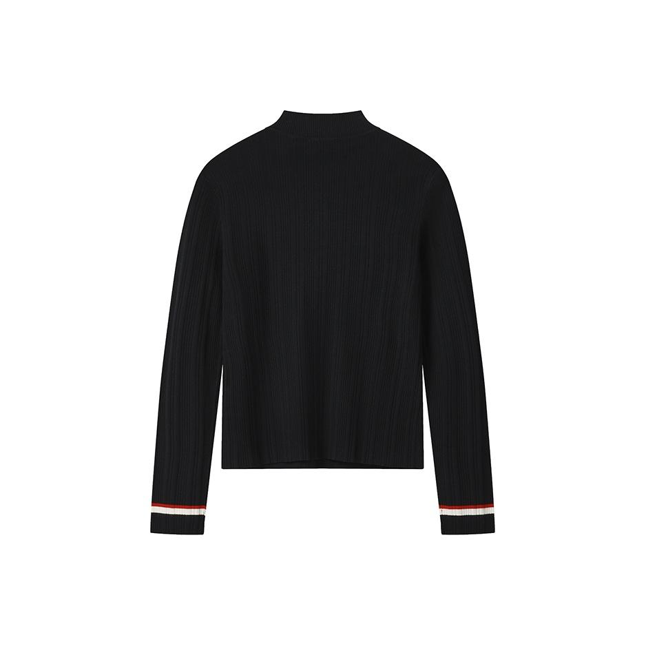 FILA Heritage Simple Classic Retro Elegant Comfortable Knit Pullover Women tops Legendary-Blue F11W548409FNV