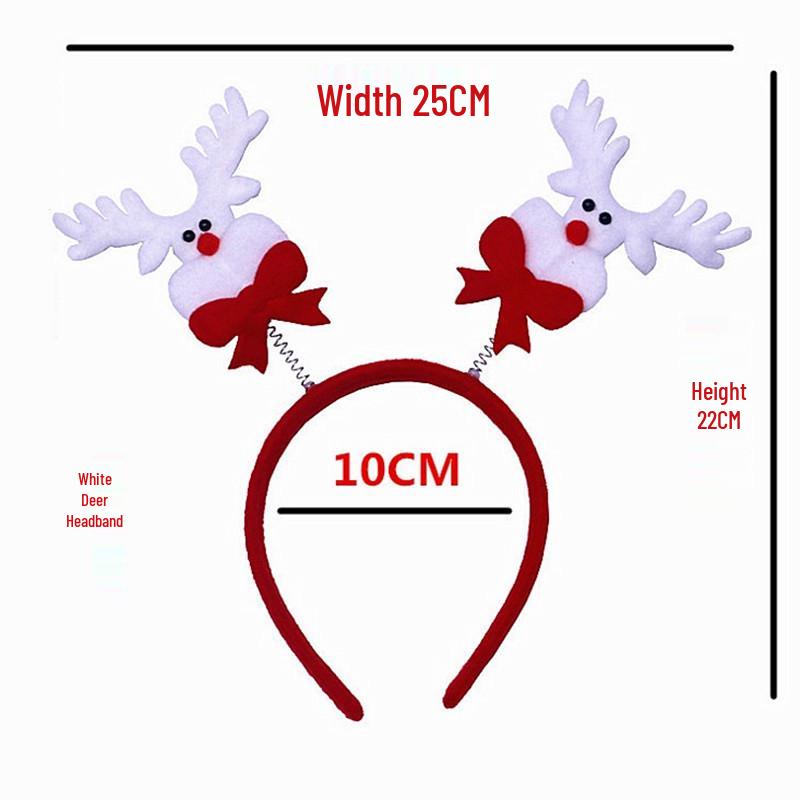 Christmas Hair Clip & Headband Set: Snowman Ornament, Bow, Hat - Perfect Holiday Accessories for Kids