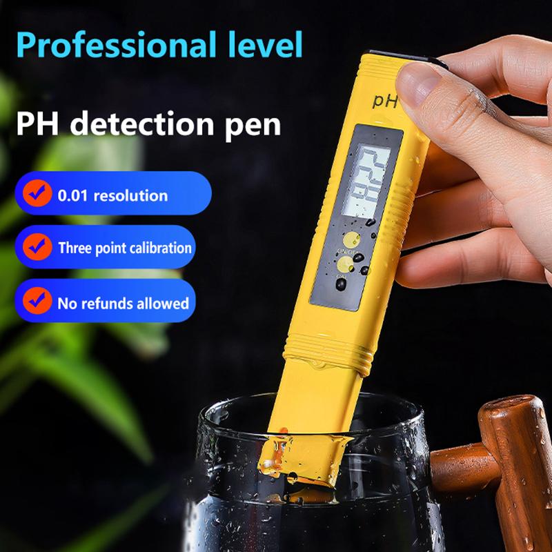 Ph Meter Aquarium Pocket Pen Digital 0.01 Ph Measuring Water Quality Purity Automatic Calibration For Laboratory Aquarium Pool