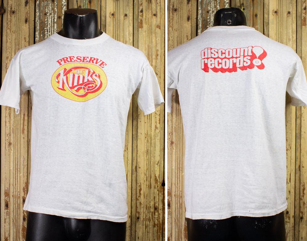 Vintage The Kinks Preserve Concert T Shirt 70s White XXXL
