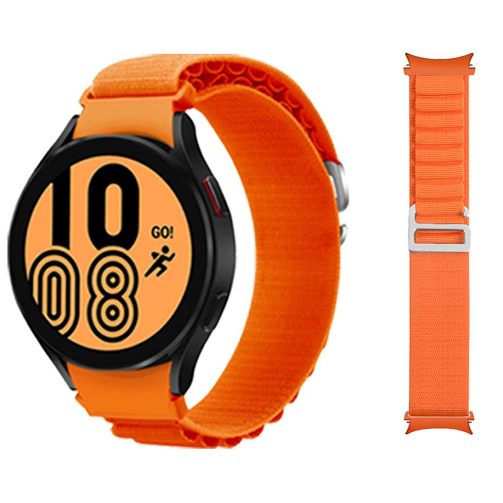 20mm Watch Band For Samsung Galaxy Watch 5 6 4 44mm 40mm Nylon Alpine Loop Bracelet 46mm Correa Watch4 Classic 5 Pro 45mm Strap