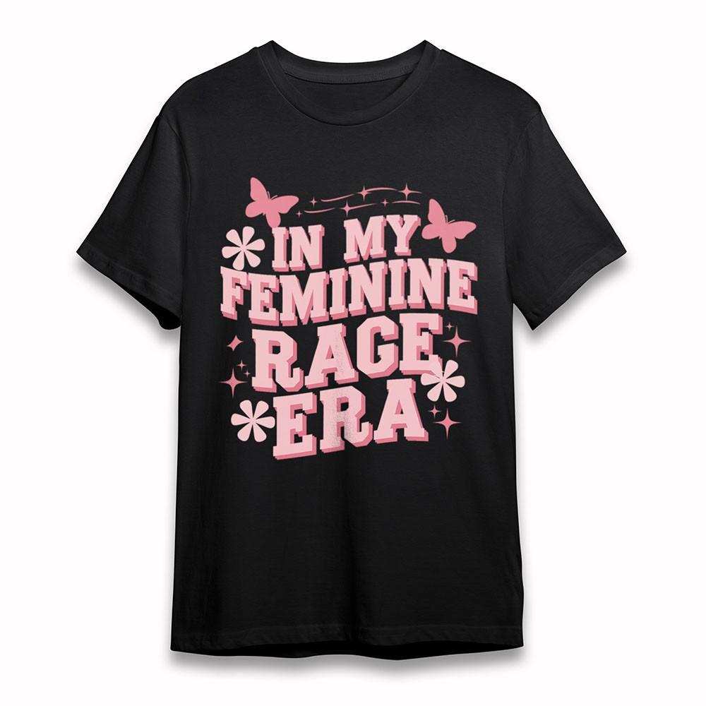 

Men s Oversize T-Shirt Feminine Empowerment Butterfly Floral Tee Short Cotton L