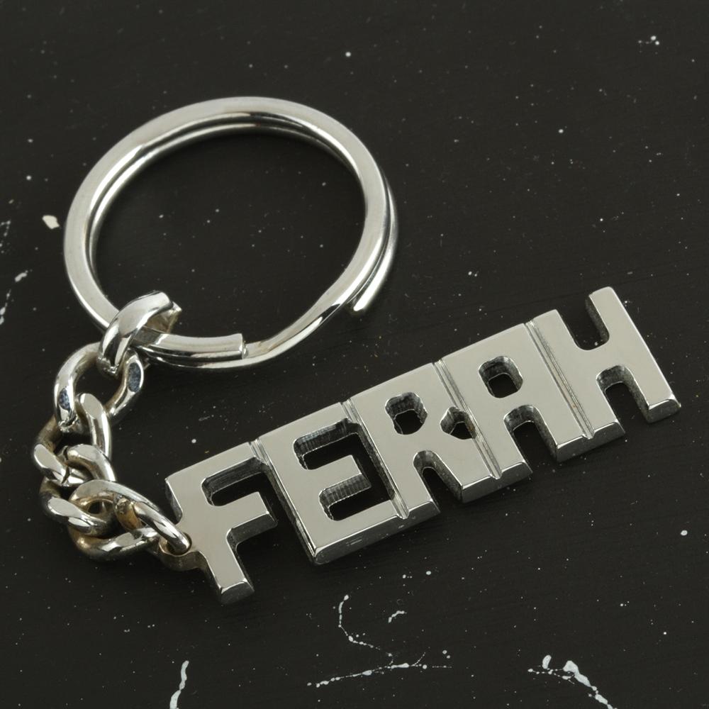 

Просторный брелок с именем