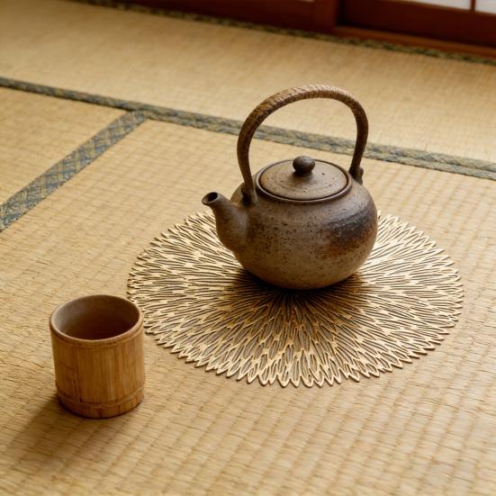 Table Mat High Temperature Resistant Placemat Heat Insulation Anti-Scalding Decorative Coaster Washable Dining Room Kitchen Tabletop Protector