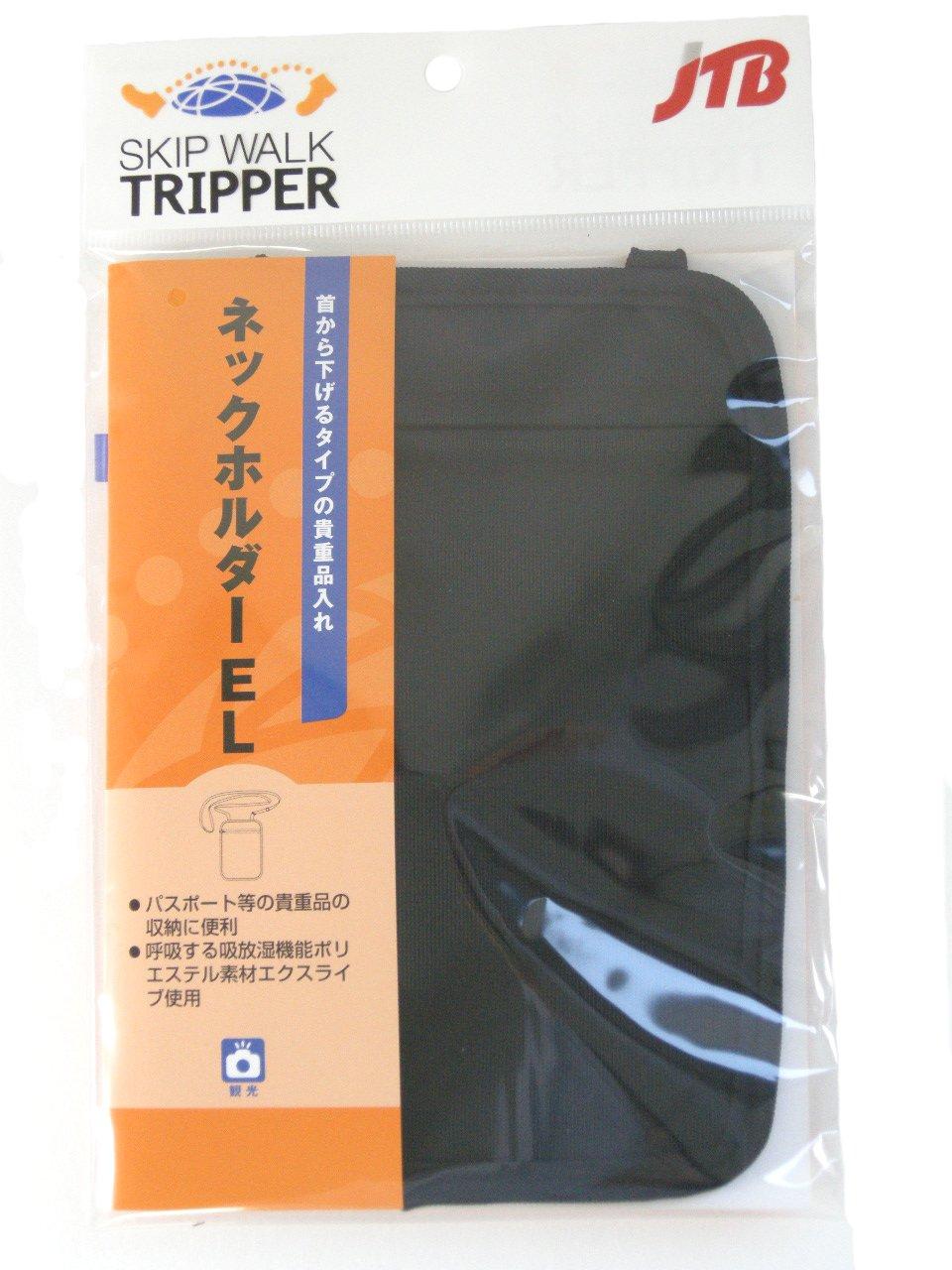 

JTB Shoji Neck Holder EL Made in Japan 513001004 [Security] Black, [Valuables Storage] чорний