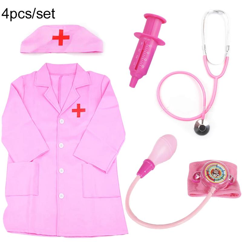 

Children Nurse Role-playing Kit Festival Halloween Party Dress Up Family Gathering Cosplay Costumes Holiday Decorations TMZ