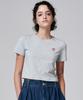 MALOUPE 5210 Crop Signature T-Shirt (Gray)