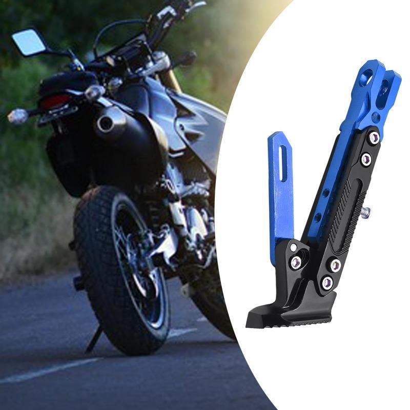 Electric Motorcycle Universal CNC Adjustable Parking Stand, Electric Motorcycle Parking Foot Side Support Bracket New 2025