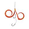 JACKALL Lead-type Bing Switch Spare Rubber Hook Set Orange Gold