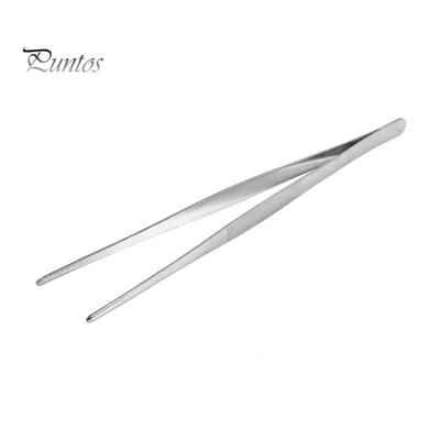 16/20/25/30cm Toothed Tweezers Stainless Steel Long Food Tongs Barbecue BBQ Tool