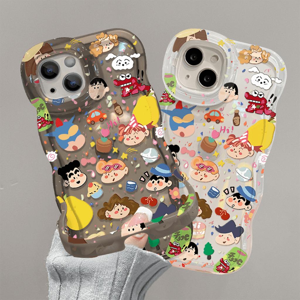 Double Invisible Stand for Girls' Phone Cases, Cute Cartoon Phone Cases, Doll Anti Drop Dopamine Phone Case Stand