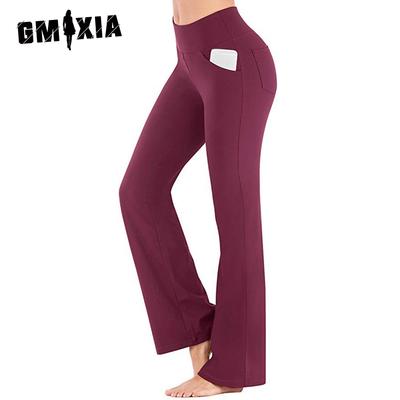 Micro Wide Leg Pants Hohe Taille Lässige Mädchen Yogahose