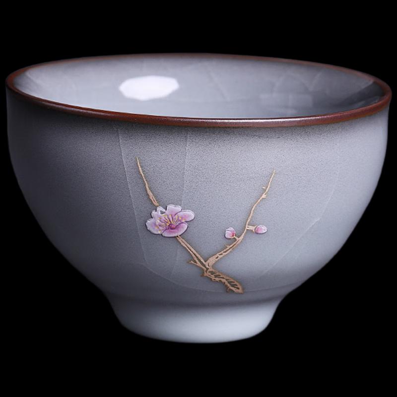 Gongli Official Kiln Plum Blossom Ceramic Tea Cup