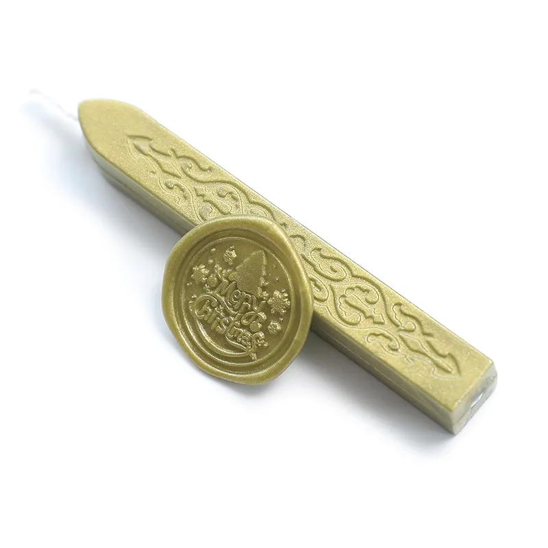 1 Pcs Sealing Wax Stick Retro Seal Stamps For Letter Wedding Invitations 90*10*10mm Vintage Cord Wick Vintage Sealing Wax Sticks