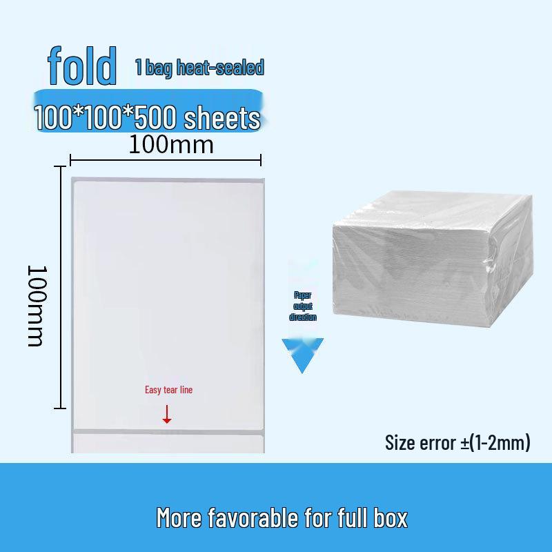 Durable Self-Adhesive Thermal Paper Barcode Labels for Printing 