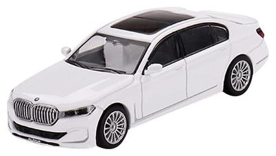 TrueScale Miniatures MINI GT BMW Alpina B7 xDrive Alpin White Right Handle Finished Product 1/64