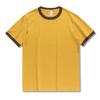 Premium Summer Fashion Patchwork Men's T-shirt Chinese Trendy Couple Style Solid Simple Casual Basic Blank Tees Male