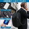 Dotop Men's 3-Layer Backpack, Compatible with 17.3-inch Laptops, USB Charging Port, Expandable, Large Capacity, Multifunctional, with Chest Strap,