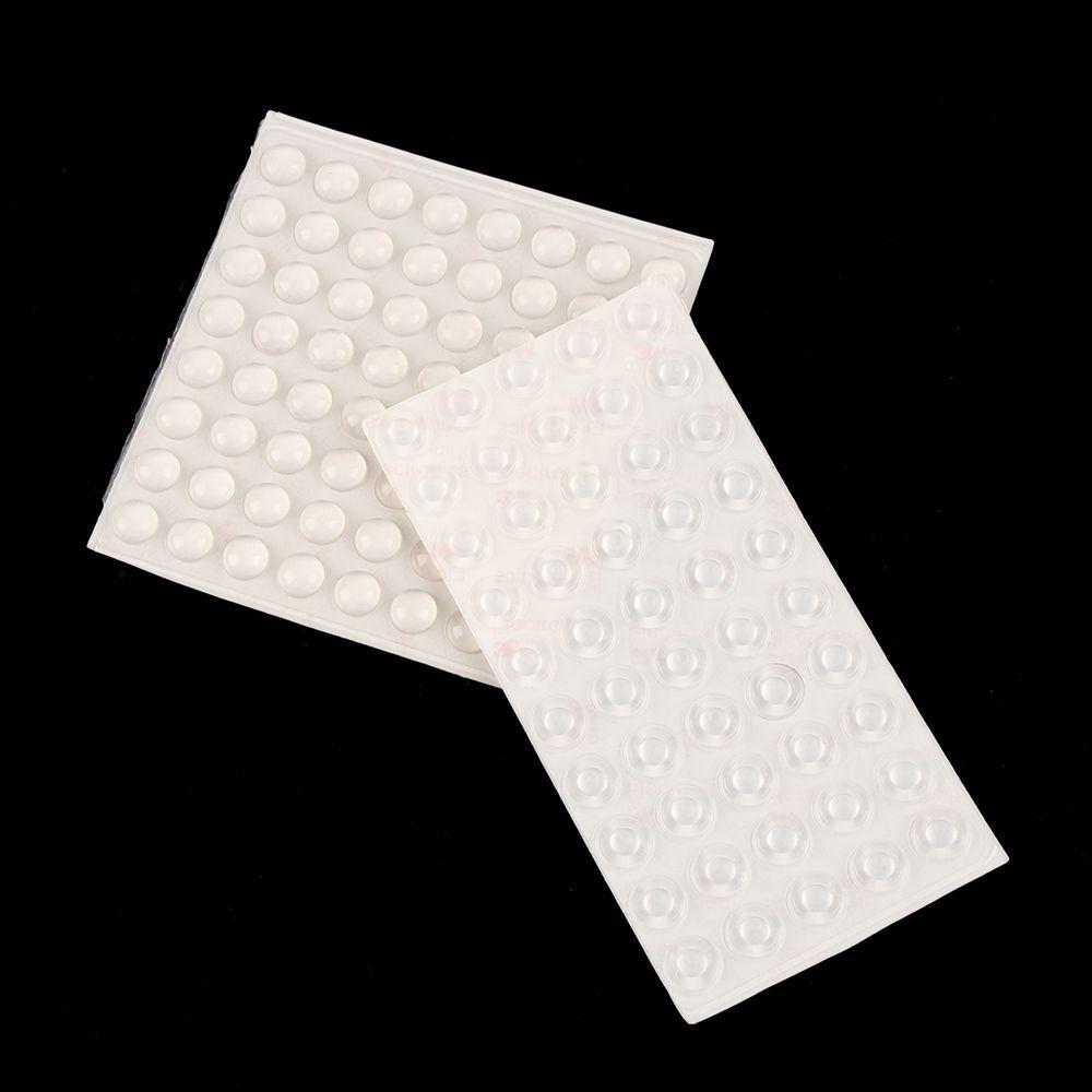 50/64/100 Pcs Anti-slip Transparent Prevent Noisy Bumper Rubber Furniture Door Stopper Damper Self-adhesive Silicone Buffer Pads