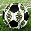 Pallone da Calcio Borussia Taglia 5 Colorato Cucito a Macchina PVC Pronto per la Competizione Resistente Alta Rimbalzabilità