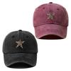 With Leopard Print Star Design Baseball Caps Breathable Sunscreen Hats  Fishing and Hiking