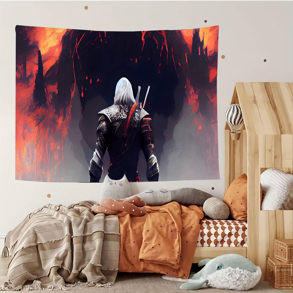 Game HD T The Witcher Tapestry Customizable Tapestries Of Various Styleswall Hangings Celebrity Photo Printingwall Hangings