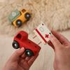 Baby BPA Free Silicone Montessori Toys Food Grade Cartoon Engineering Car Soothing Teether Toys for Newborn Teething Nursing Toy