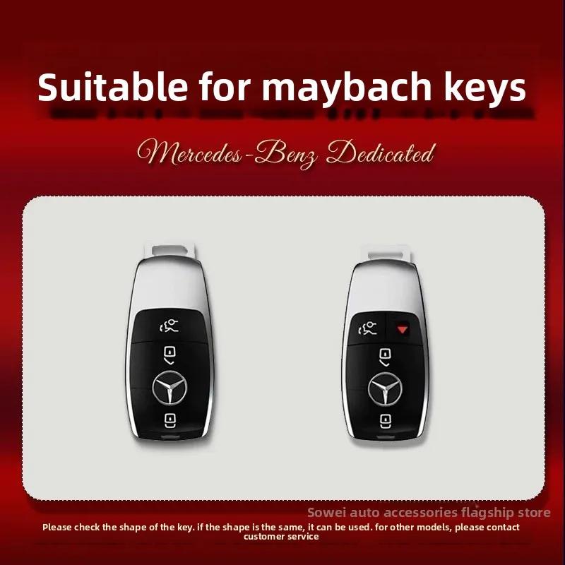 Car Remote Key Case Cover Shell Fob For Mercedes Benz A C E S G Class W177 W205 W213 X167 W222 CLA GLE GLB GLS AMG Maybach QU3