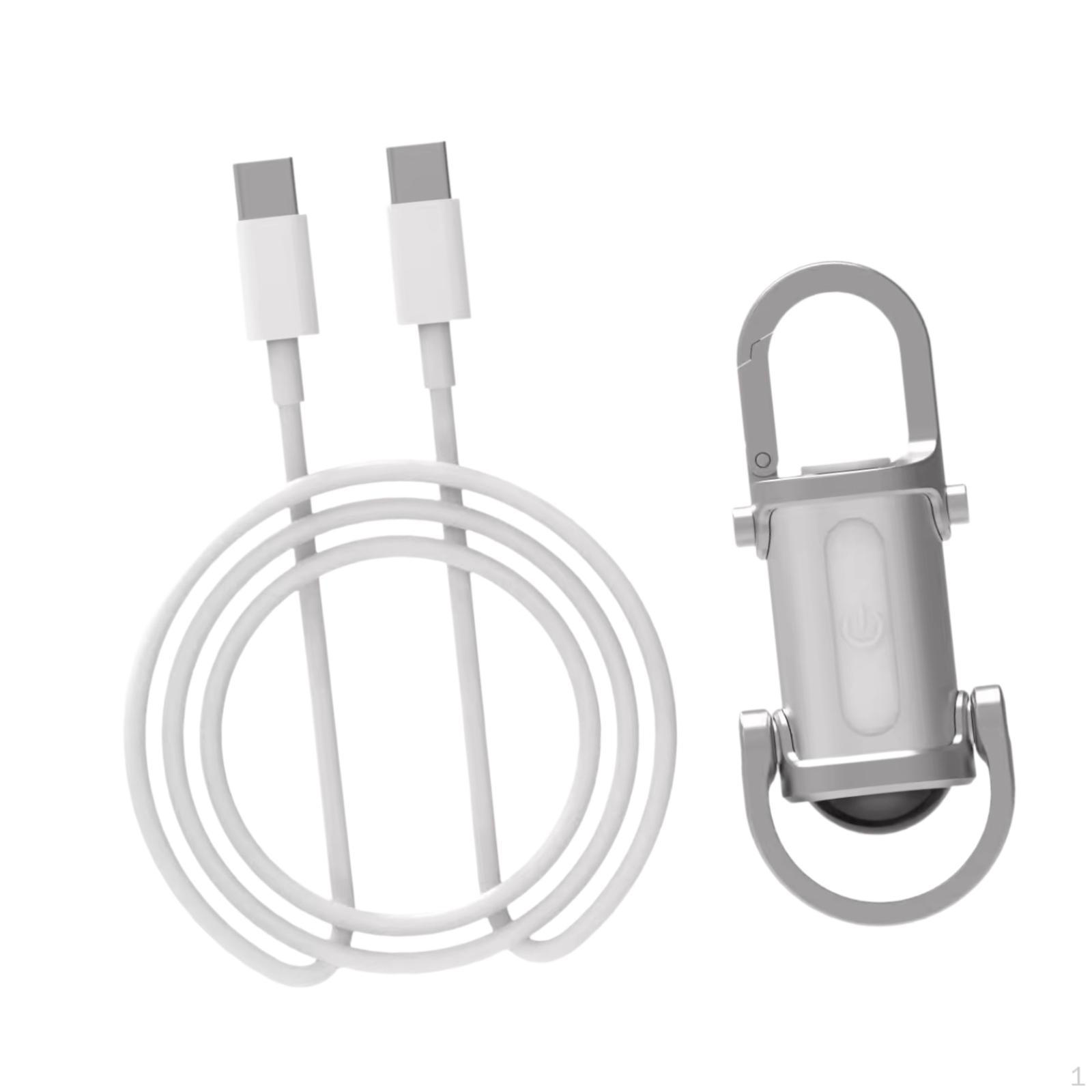 

Compact Flashlight, 1200 , for Outdoor Activities And Dog Walking silvery