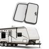 RV Baggage Door H500 W300mm Rounded Corner UV Protection Access Storage Door for Trailer