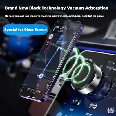 Intelligente Autohalterung Handyhalter Magnetisch Vakuumadsorption Ultra Stabile Saugnapfhalterung für Navigation