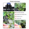 5M Universal Automatic Irrigation Sprinkler Kit Rotating Copper Nozzle Garden Balcony Atomization Sprinkler Watering Kits