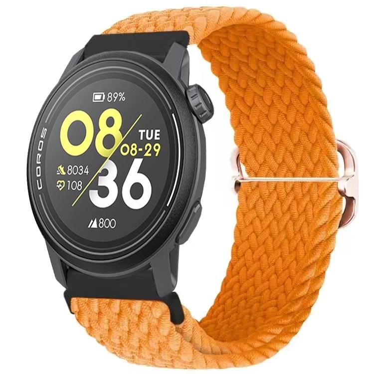 20/22mm Gevlochten Nylon Bandje Voor COROS APEX 4/PACE Pro/4 3 2 Verstelbare Armband Voor CMF Watch 3/2/1 Pro Suunto Race 2/S/Run Band
