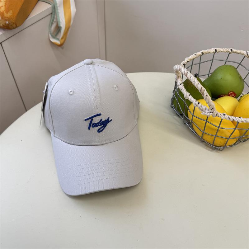 Spring And Summer Hats Alphabet Baseball Caps Men'S And Women'S Casual Versatile And Thin Peaked Caps Sunscreen