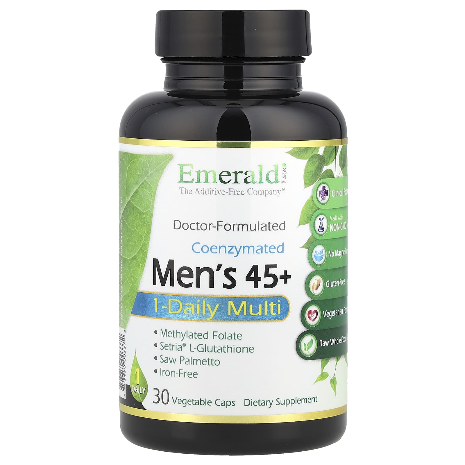 

Coenzymized Men s 45+ One-Daily Multi, 30 Veggie Caps