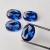 Tansanit Farbton natürlich ovaler Schliff 14x10 mm Größe Zirkon, heilende blaue Farbe Zirkon Lot, Lose Zirkonia Lot.