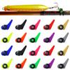 For Fishing Rod with Silicone Ring Plastic Lure Hook Fixer Portable Fishing Accessory 10PCS Hook Keeper