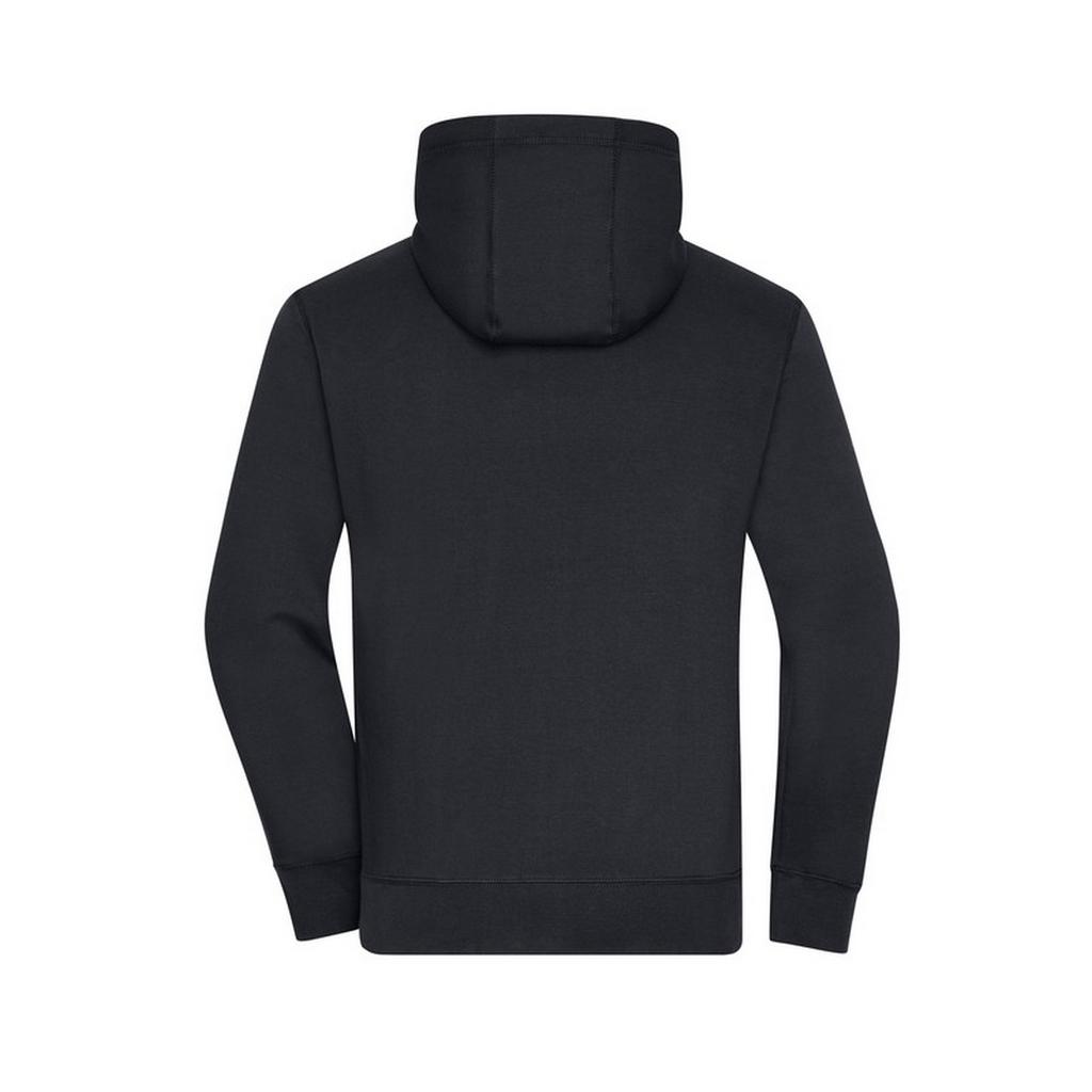 Pánská mikina s kapucí a plným zipem James and Nicholson Lifestyle